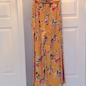 Fall paper bag high waist pants